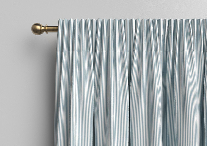 Nautical Stripes, Blue Sails - Made to Measure Curtains - Image 10